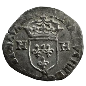 Henri IV douzain aux 2H 1595 Montpellier