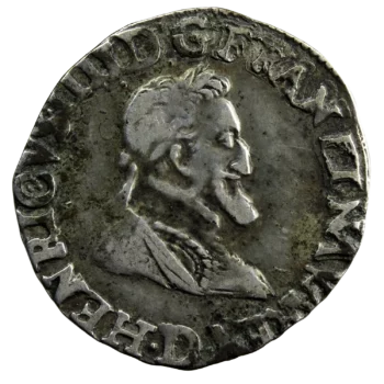 Henri IV quart franc 1594 Lyon