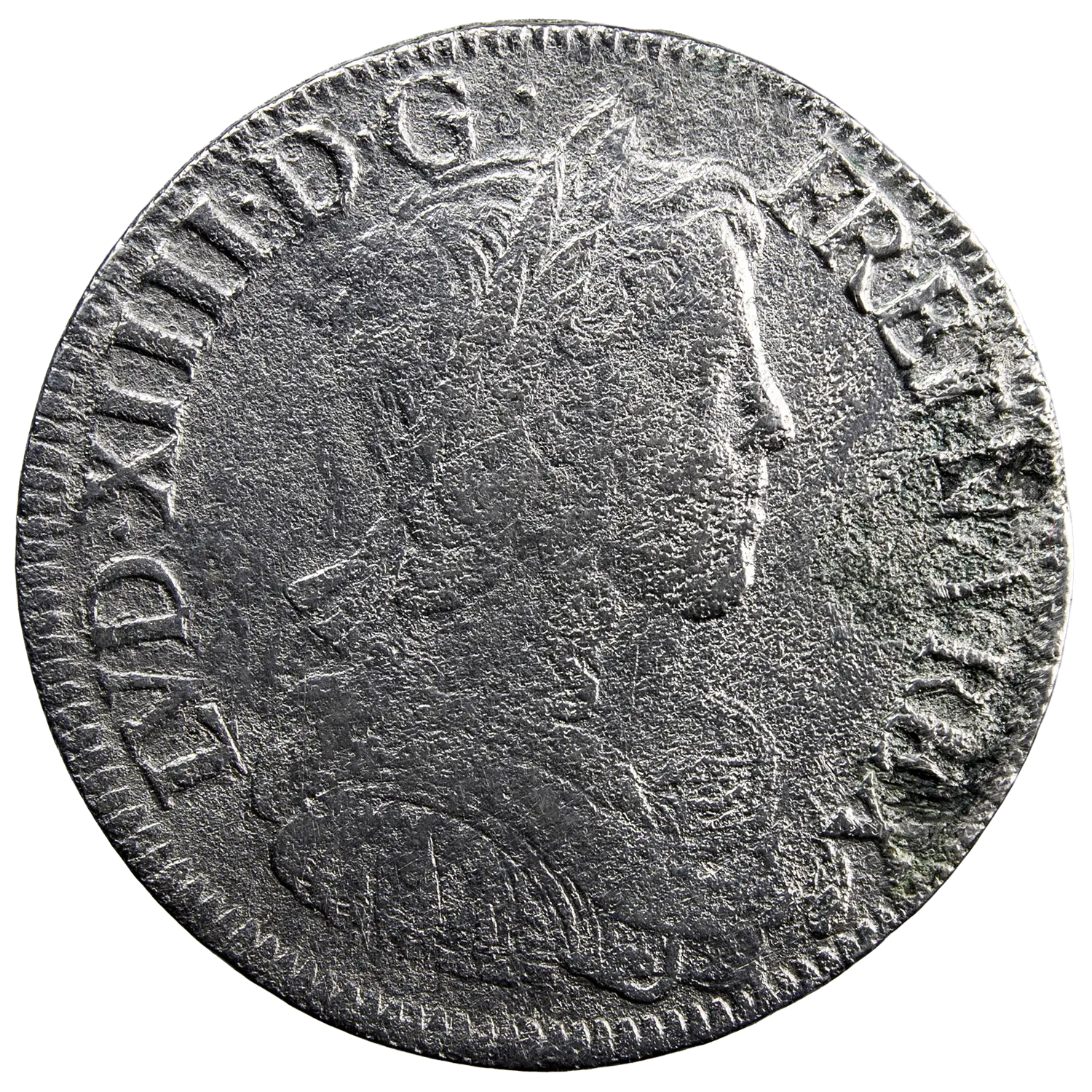 Louis XIV demi écu 1648 La Rochelle