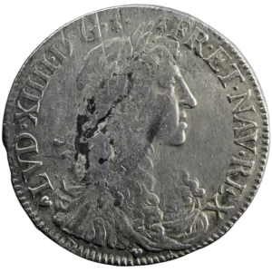 Louis XIV demi-écu buste juvénile 1660 Nantes