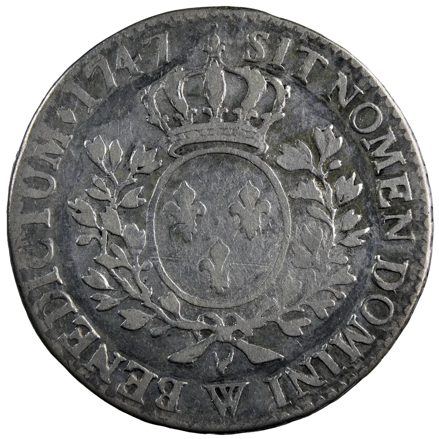 Louis XV demi écu 1747 Lille