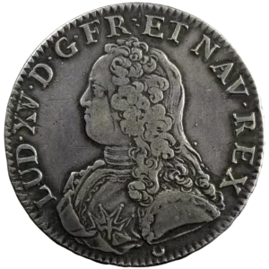 Louis XV écu aux branches d'olivier 1726 Tours