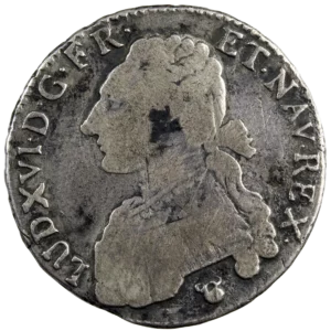 Louis XVI 1/2 écu aux lauriers 1779 Perpignan