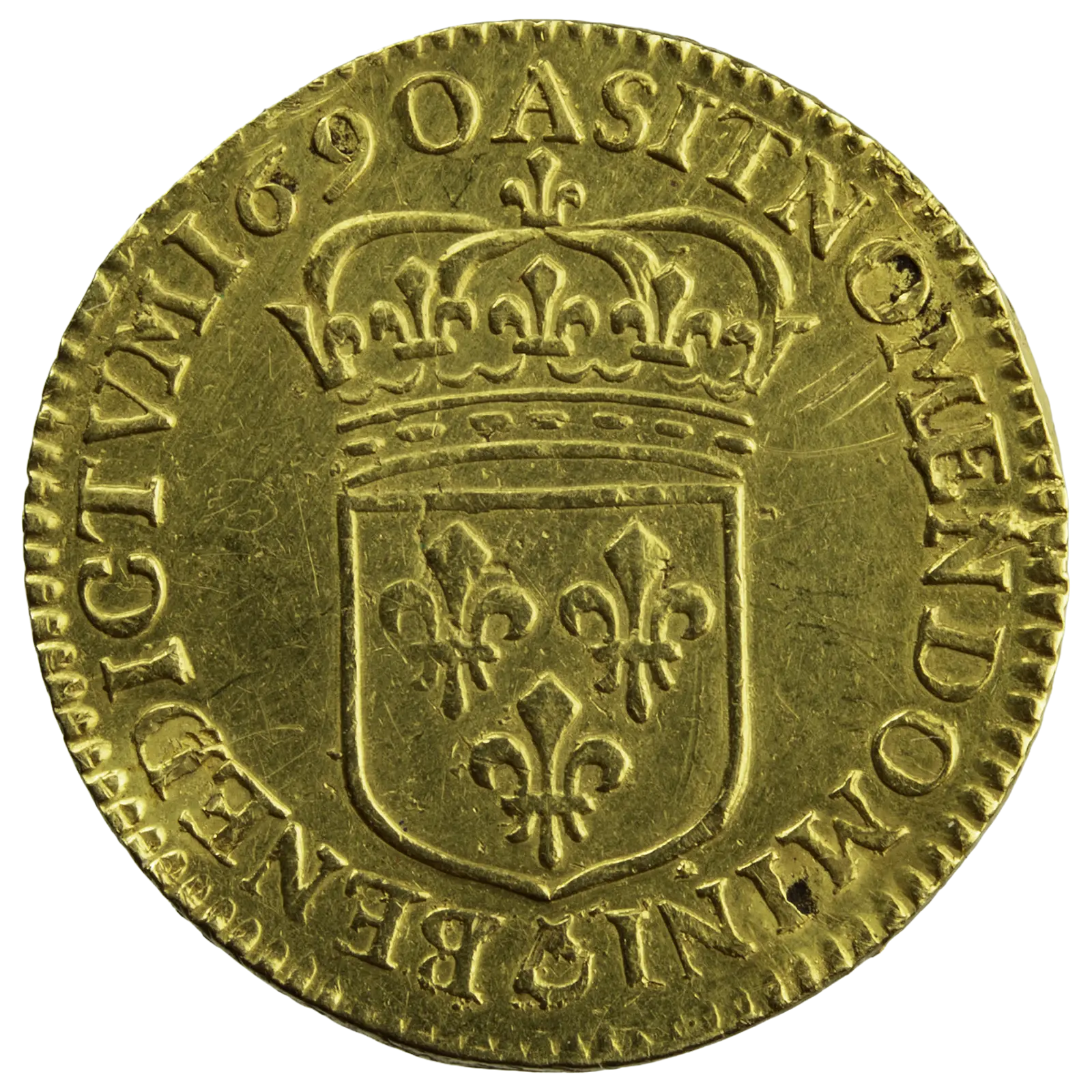 Louis XIV demi-louis à l’écu 1690 Paris