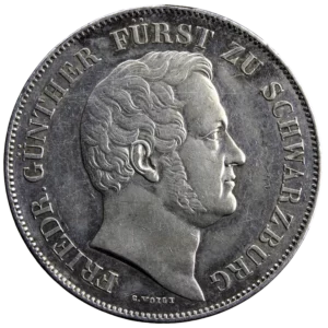 Schwarzbourg-Rudolstadt Frédéric Gunther 2 gulden 1846