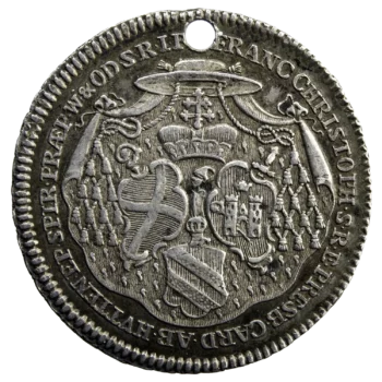Evêché de Speyer Franz Christof 1/4 thaler 1770
