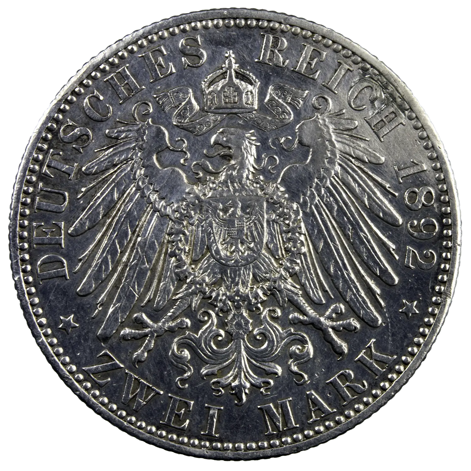 Allemagne Reuss-Obergreiz 2 mark 1892