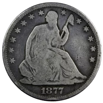 USA demi dollar 1877 CC