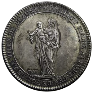 Bourgogne jeton Maire de Beaune Gillet 1719