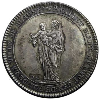 Bourgogne jeton Maire de Beaune Gillet 1719