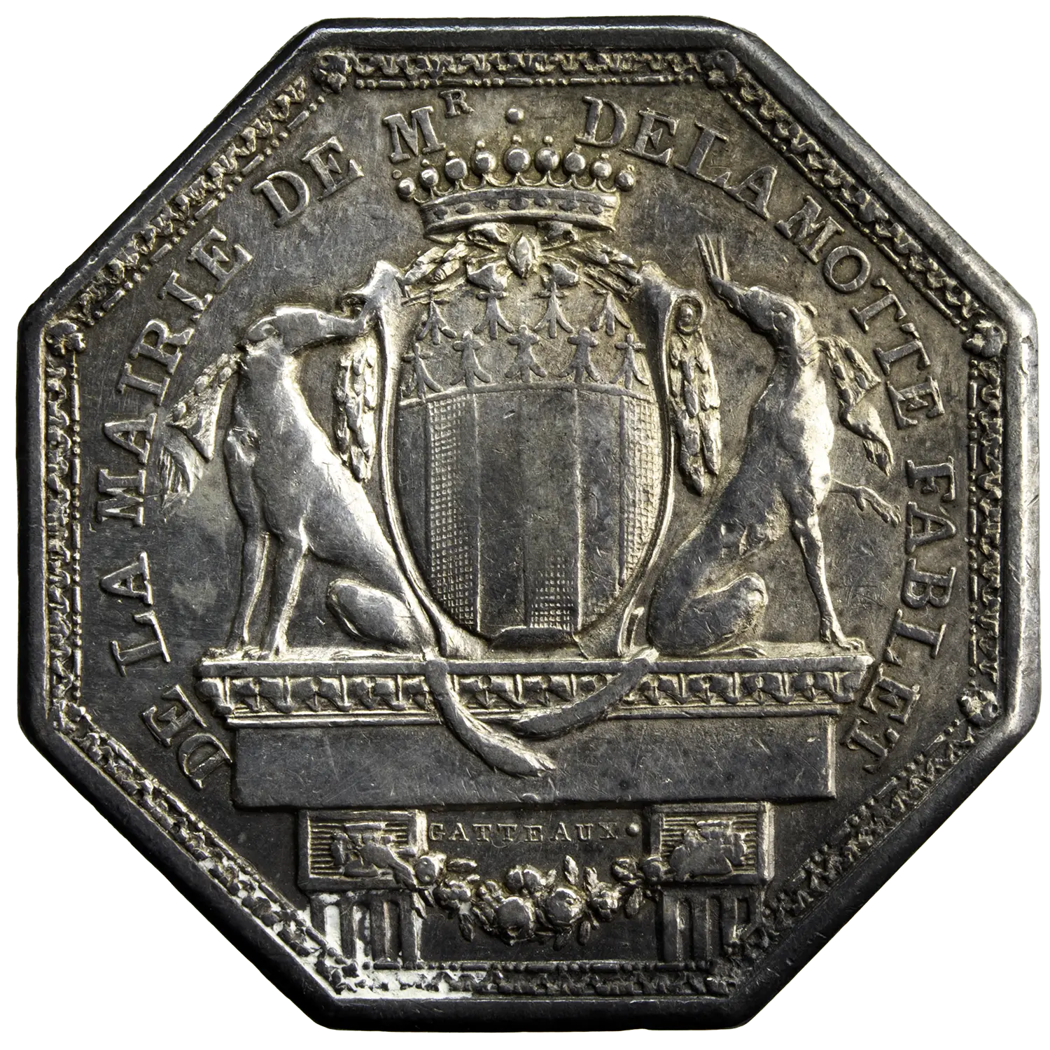 Maire de Rennes jeton Yves de la Motte Fablet