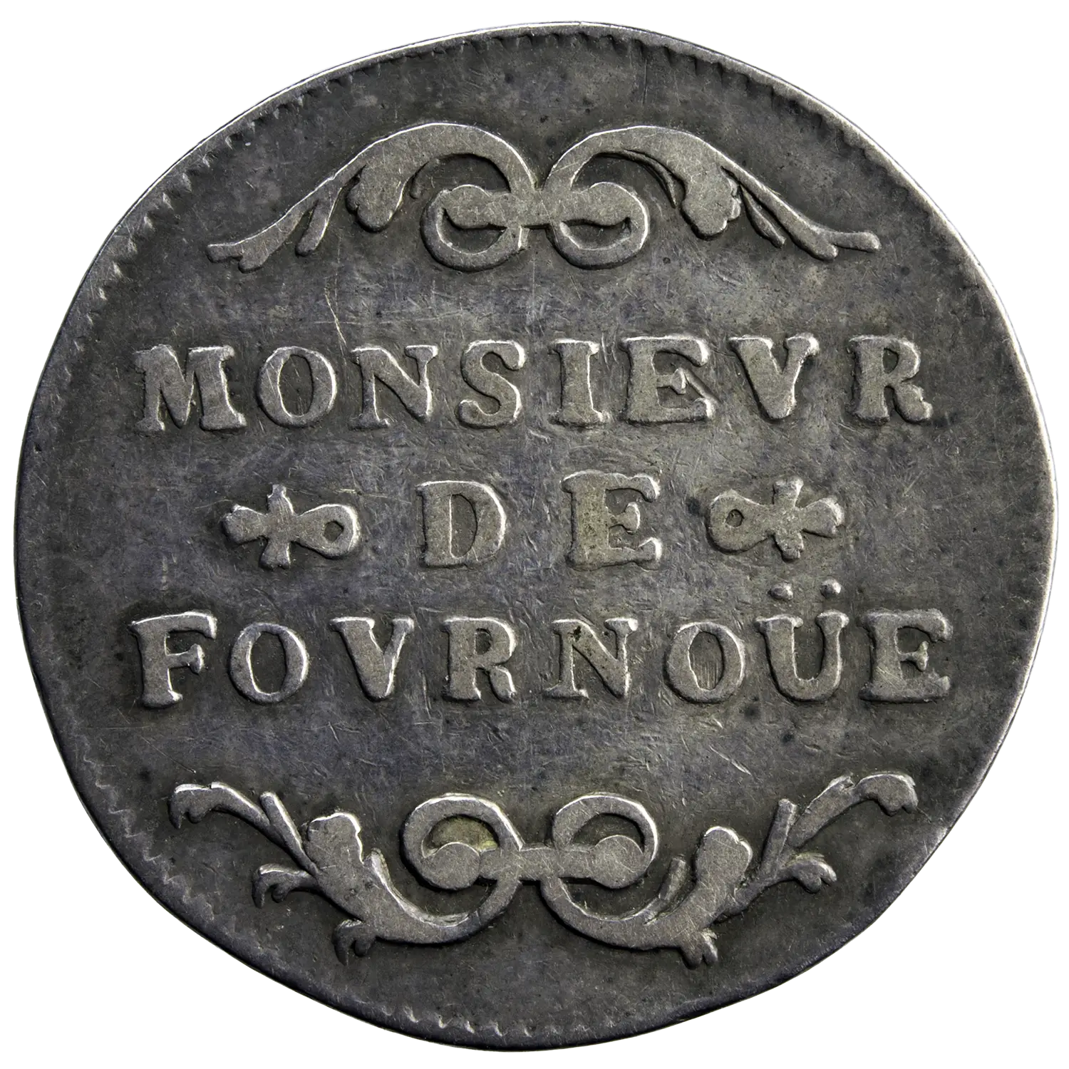 Nobility of Aquitaine jeton Monsieur Couturier de Fournoue