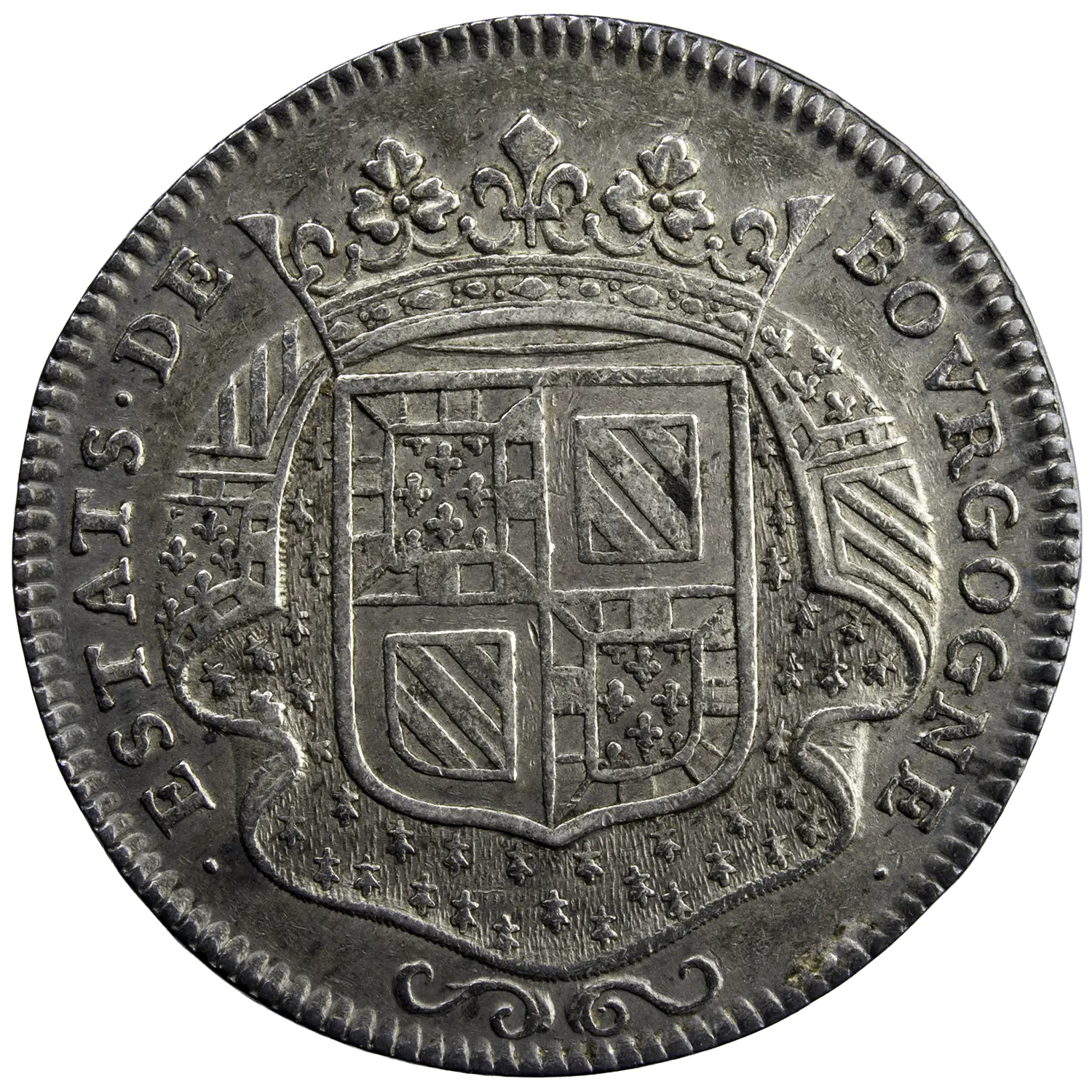 States of Burgundy silver jeton 1688