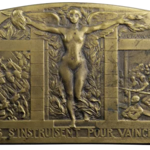 Bronze plaque for the Saint-Cyr military academy