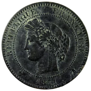 Government of National Defense 10 centimes 1871 K