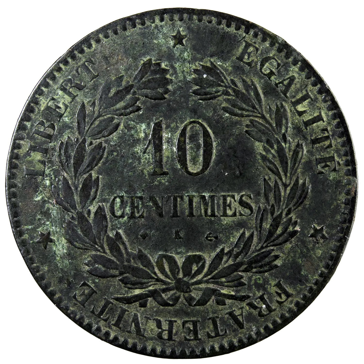 Government of National Defense 10 centimes 1871 K