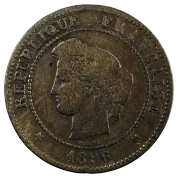 IIIe République 5 centimes 1896 Torche