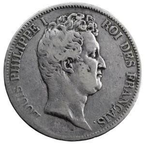 Louis Philippe 5 francs 1830 Nantes Incuse edge