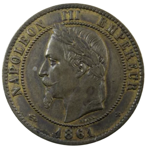 Napoléon III 10 centimes 1861 Strasbourg