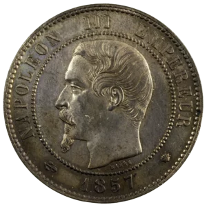 Napoléon III 10 centimes 1857 Marseille