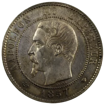 Napoléon III 10 centimes 1857 Marseille