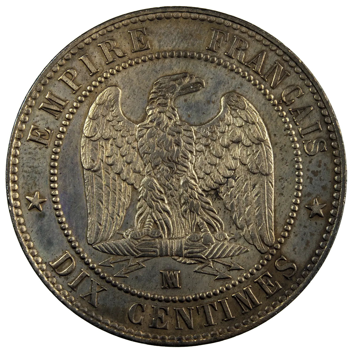 Napoléon III 10 centimes 1857 Marseille