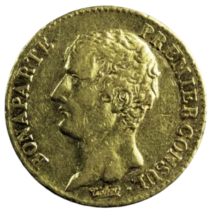 Consulat 20 francs or an 12 Paris