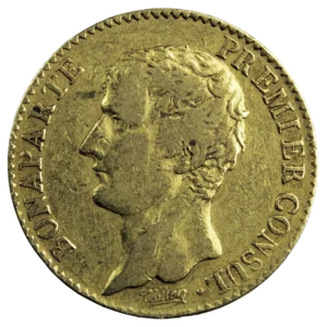 Consulat 20 francs an XI