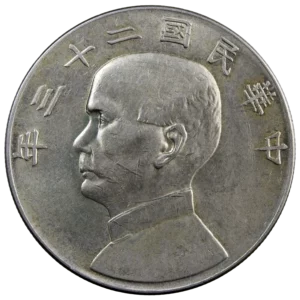 China dollar 1934