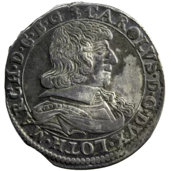 Lorraine Charles IV teston 1638 Remiremont