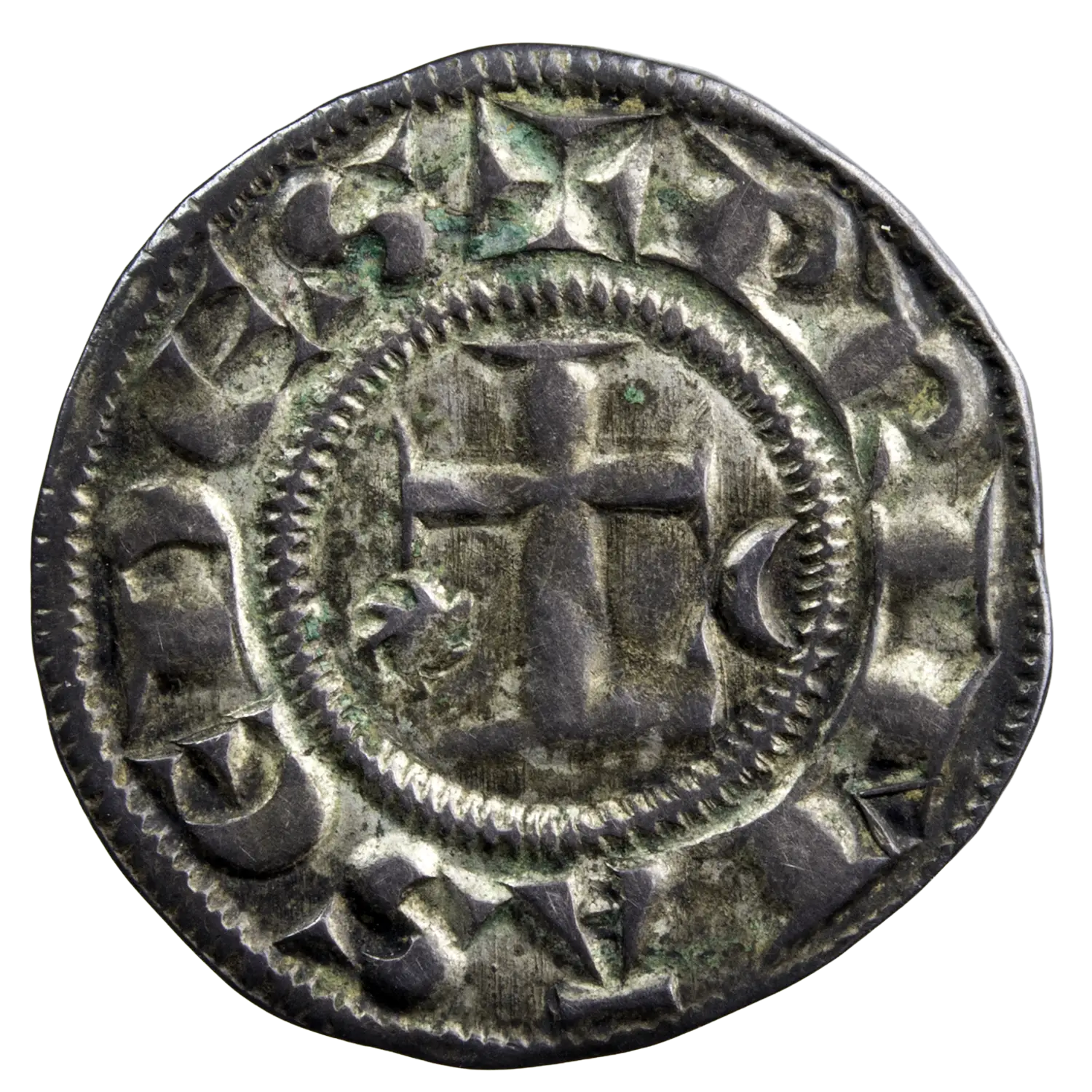 Archevêché de Lyon AR double denier