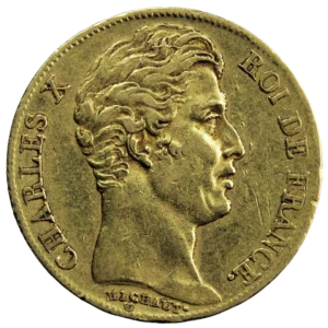 Charles X 20 francs 1825 Paris