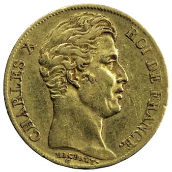 Charles X 20 francs 1825 Paris