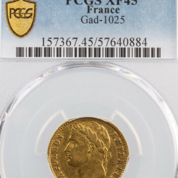 Napoléon I 20 francs 1811 Turin PCGS XF45