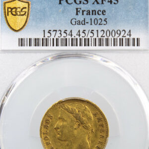 Napoléon I 20 francs 1813 Bayonne PCGS XF45