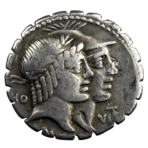 Fufia denier serratus 70 avant JC