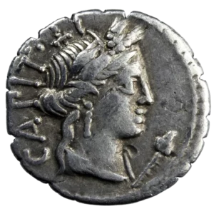 Gaius Marius Capito denier 81 avant