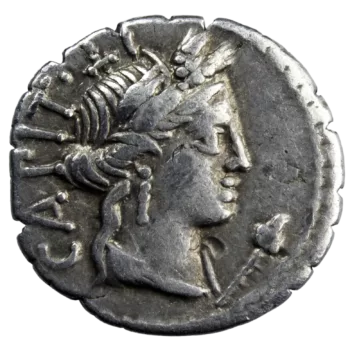 Gaius Marius Capito denier 81 avant