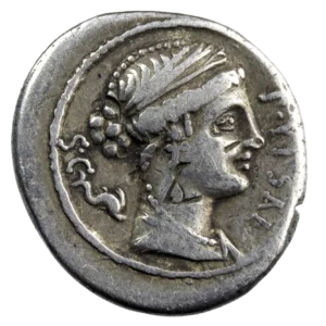 L. Plautius Hypsaeus denier 60 avant JC