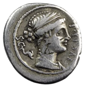 L. Plautius Hypsaeus denier 60 avant JC