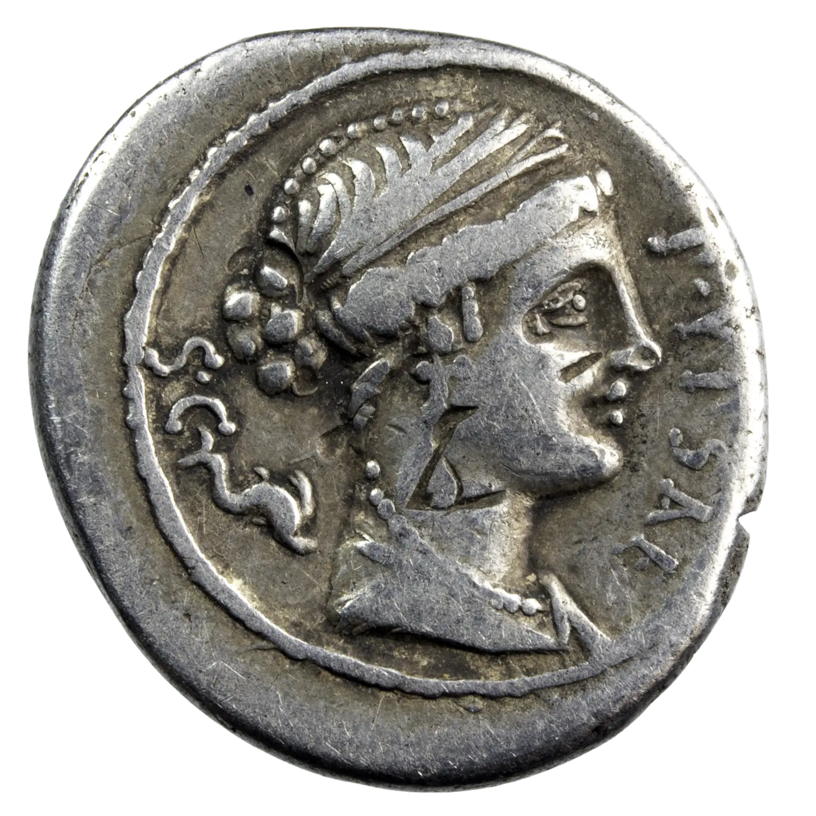 L. Plautius Hypsaeus denier 60 avant JC