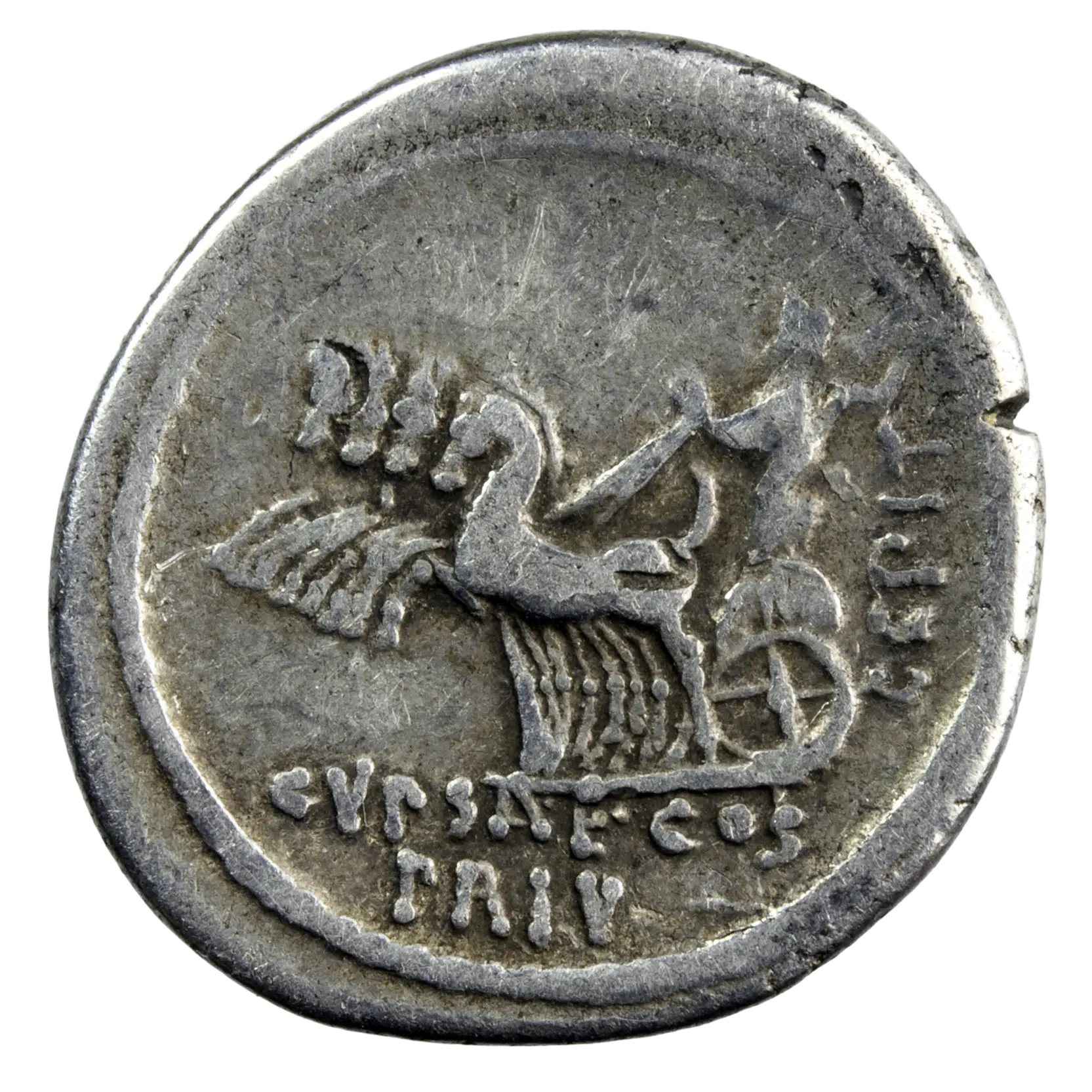 L. Plautius Hypsaeus denier 60 avant JC – Image 2