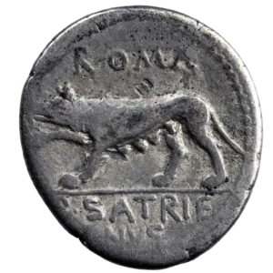 Satriena denier Louve 77 avant JC