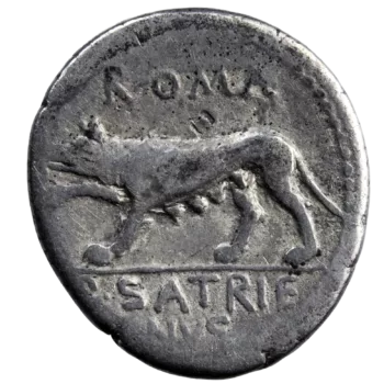 Satriena denier Louve 77 avant JC