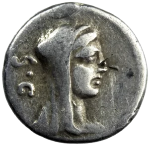 Publius Sulpicius Galba denier 69 avant JC