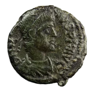 Magnus Maximus demi-centenionalis Lyon 387-388