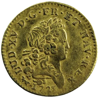 Louis XV demi-louis mirliton 1723 Paris