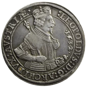 Autriche Leopold V thaler 1632 Hall