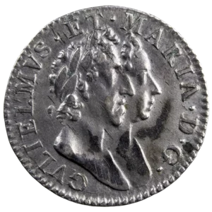 Great Britain William and Mary 3 pence 1689