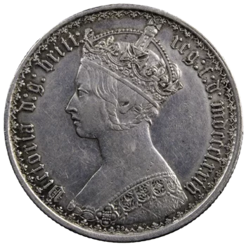 Grande Bretagne Victoria florin 1874